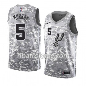 Män San Antonio Spurs Tröja Dejounte Murray 5 2018-19 Nike Grå Swingman